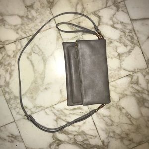 Grey Meige Multi Compartment Crossbody